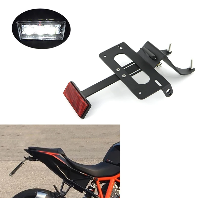 Для KTM DUKE R 1290- держатель номерного знака для мотоцикла задний хвост Tidy Fender Eliminator номерной знак комплект алюминиевый