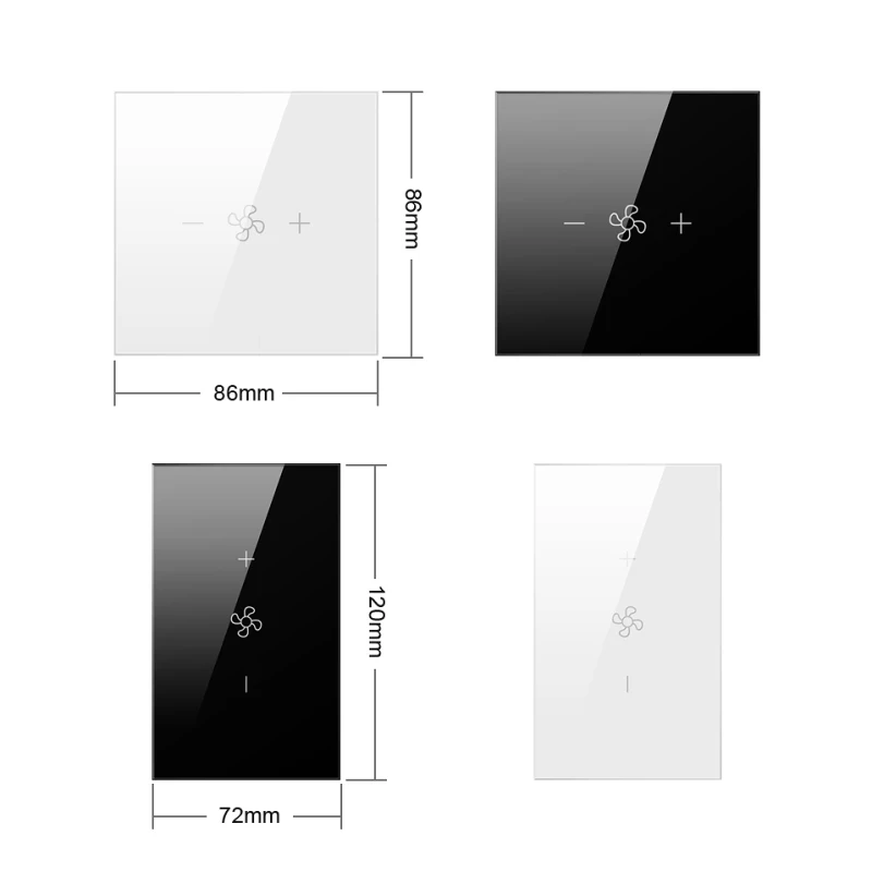 

1-5PCS Tuya EU/US Wifi Smart Ceiling Fan Switch with Smart Life APP Remote Control,Timer,Automation,with Alexa Google Home IFTTT