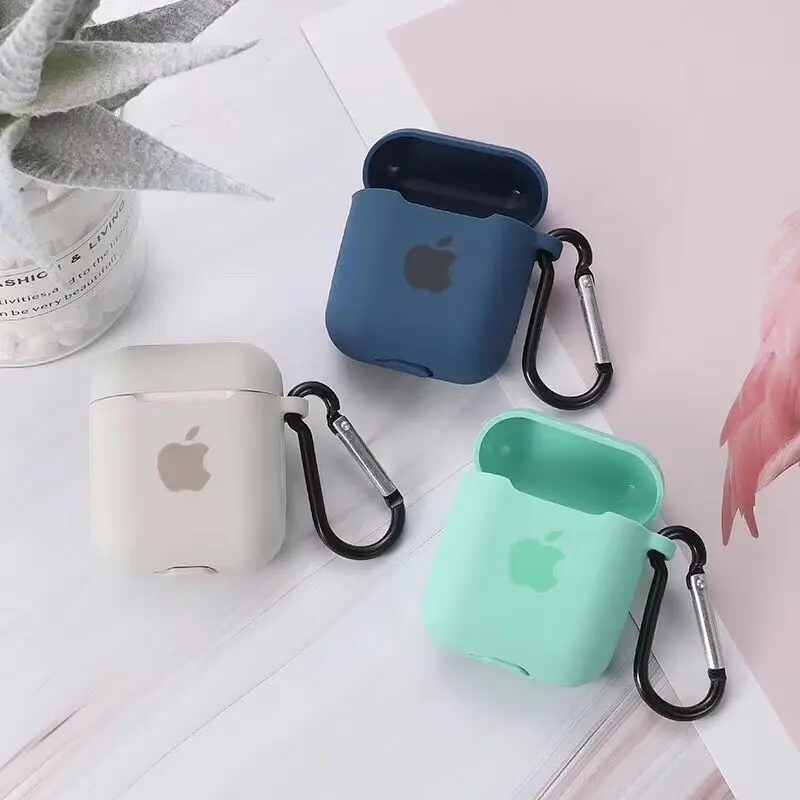 Мягкий силиконовый чехол для Apple Airpods 1 2 противоударный гарнитура s Для Air Pods