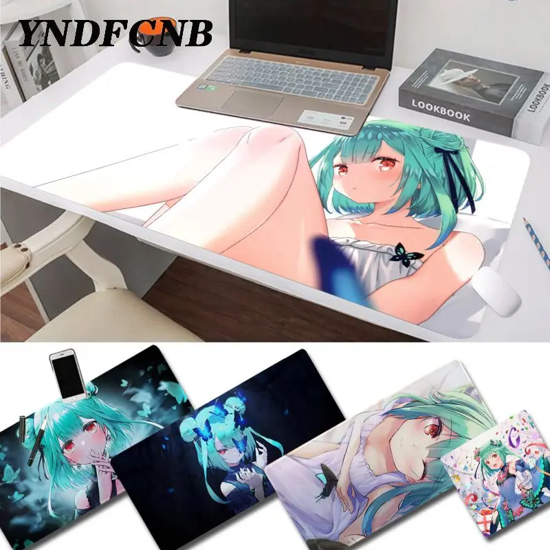 

YNDFCNB Uruha Rushia Hololive Girl PC Gamer Speed Mice Retail large Mousepad for CSGO Game Player Desktop PC Computer Laptop