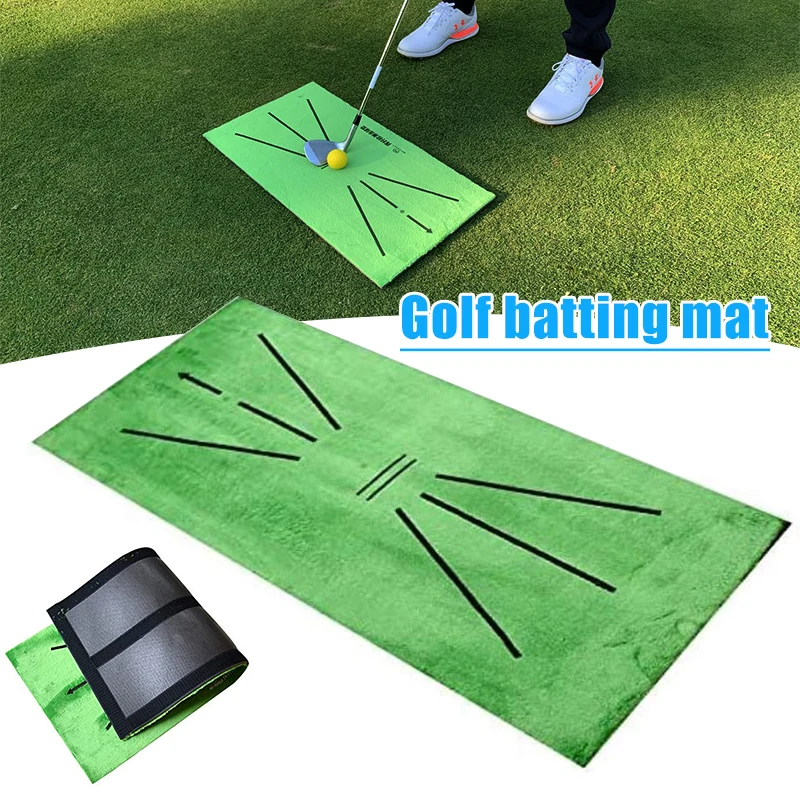 

Golf Training Mat for Swing Detection Batting Mini Golf Practice Training Aid Game and Gift for Home Office Outdoor Use jlrr