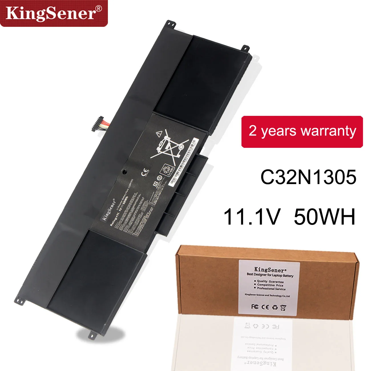Kingsener C32N1305 Аккумулятор для ноутбука Asus Zenbook UX301 UX301L UX301LA C4003HUX301LA4500 UX301LA-1A UX301LA-1B UX301LA-C4006H