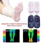 1 пара удобных самонагревающихся носков для здоровья, теплые магнитные носки для ног, турмалиновые носки для горячего прогревания