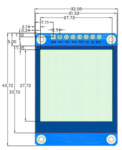 Ips 1,54 дюймов 12 P/8 P SPI HD TFT lcd цветной экран(плата/без платы) ST7789 Drive IC 240(RGB)* 240