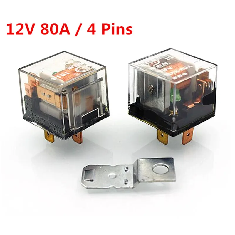 Прозрачное автомобильное реле 4 контакта 12 В 80 А 5 шт.|light phototherapy|relay 100arelay |