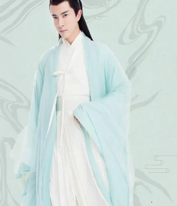 Летний мужской древний костюм 2020 Китайский народный танцевальный для взрослых