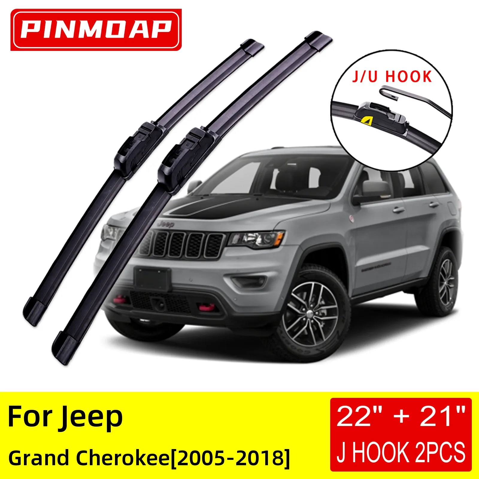 

Щетки стеклоочистителя передние для Jeep Grand Cherokee, 2009, 2010, 2011, 2012, 2013, 2014, 2015, 2016, 2017, 2018