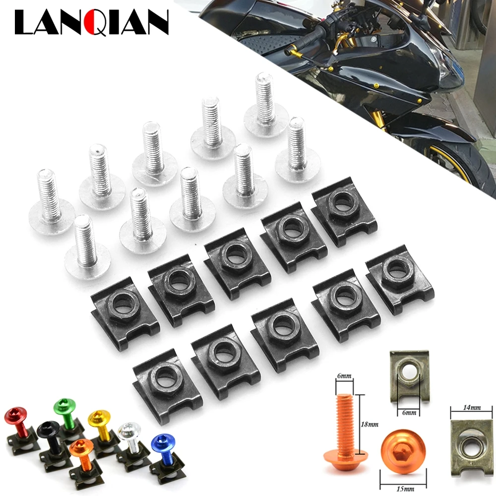 

Motorcycle Fairing Screws Fastener Clips Body Spring Nut Bolts Kit For BMW F850GS ADVENTURE F800GT F800 R S ST HP2 EnduRo SPORT