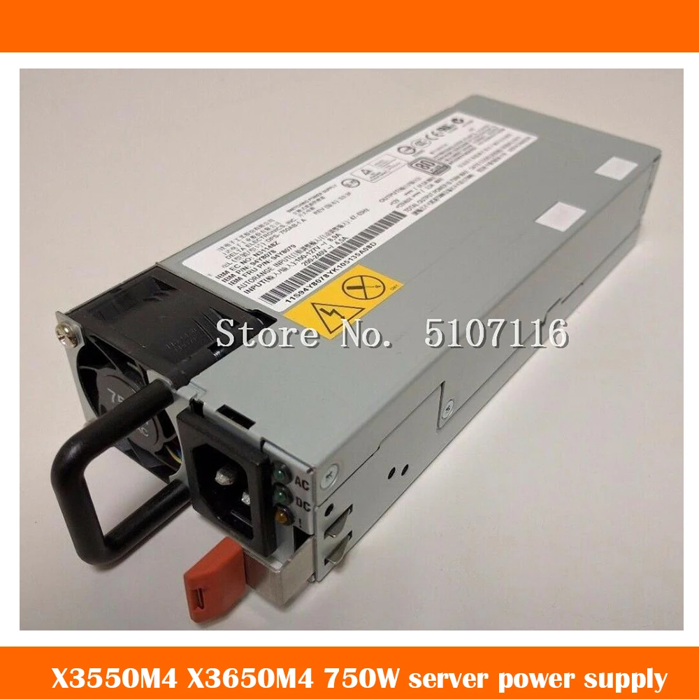 Original For X3550M4 X3650M4 DPS-750AB-1 A 94Y8078 94Y8079 750W Server Power Supply  Will Fully Test Before Shipping