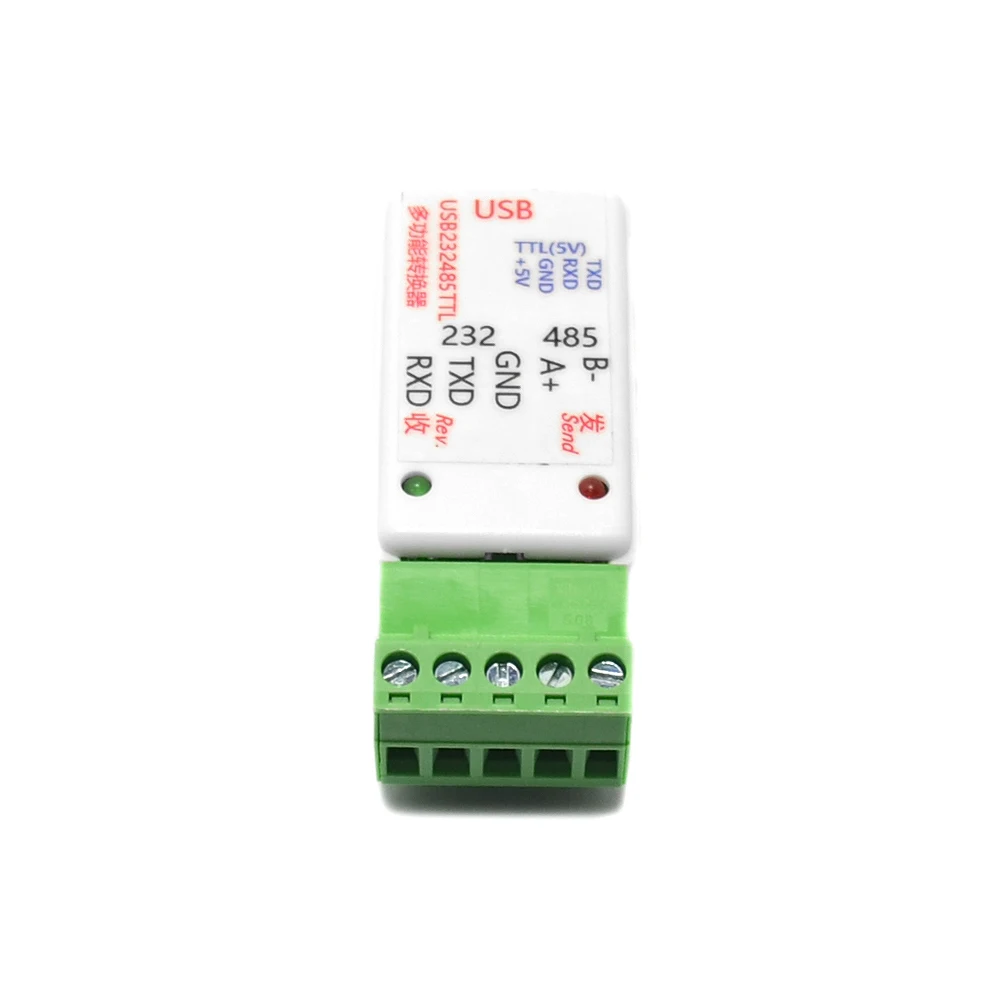 3-в-1 USB к RS485 RS232 со светодиодным преобразователем | Электроника