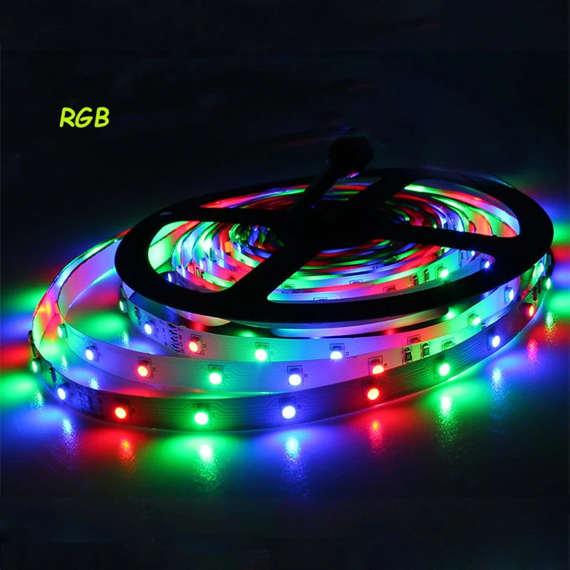 Светодиодная лента 3528 5 м/рулон 60led/M Светодиодные полосы SMD 3528 DC12V Безопасный светодиодный бар RGB/белый/теплый белый RoHS CE