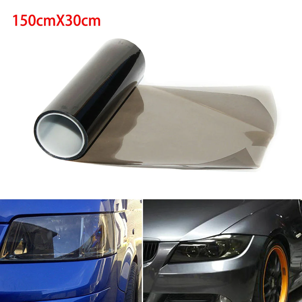 

30*150cm Matt Smoke Light Covering Film Car Matte Black Tint Headlight Taillight Fog Light Vinyl vinilo Film Rear Lamp Tint Film