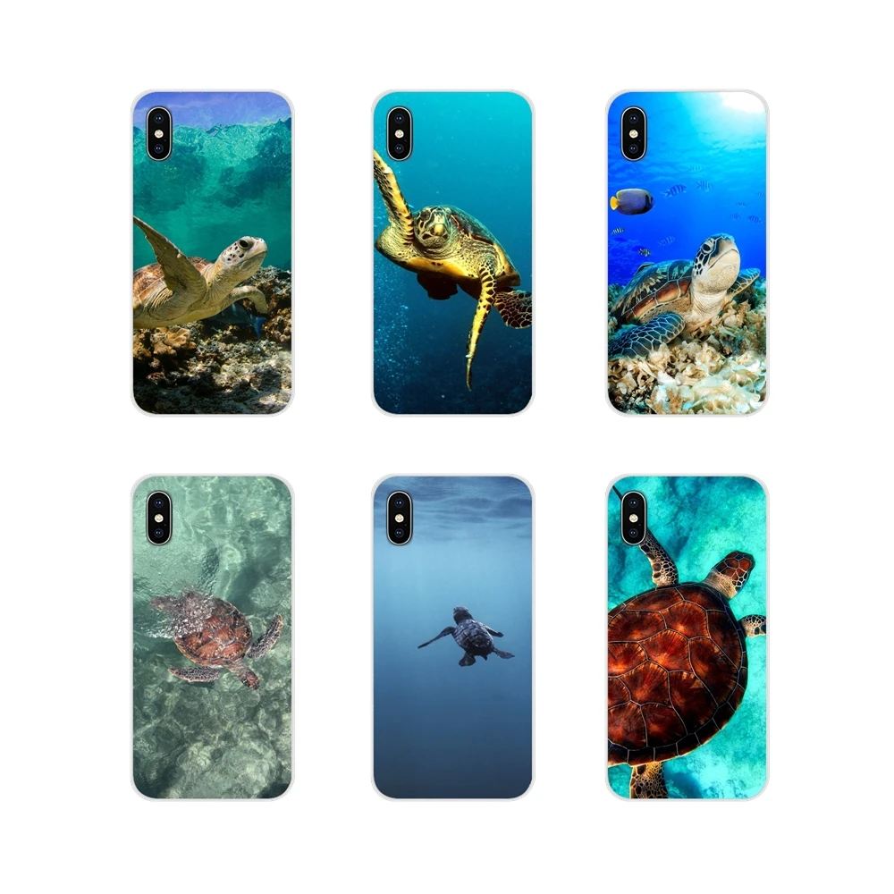 Аксессуары для телефона Чехлы милые морской черепаха Apple iPhone X XR XS 11Pro MAX 4S 5S 5C SE 6S 7 8