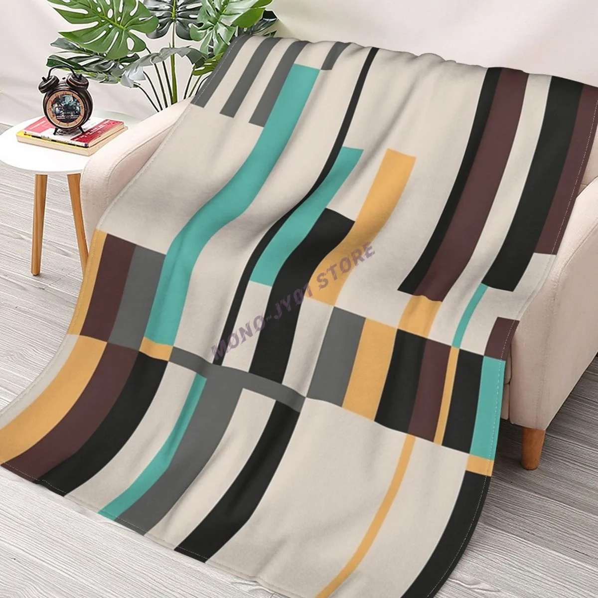 

Abstract#108 Throw Blanket Sherpa Blanket cover Bedding soft Blankets