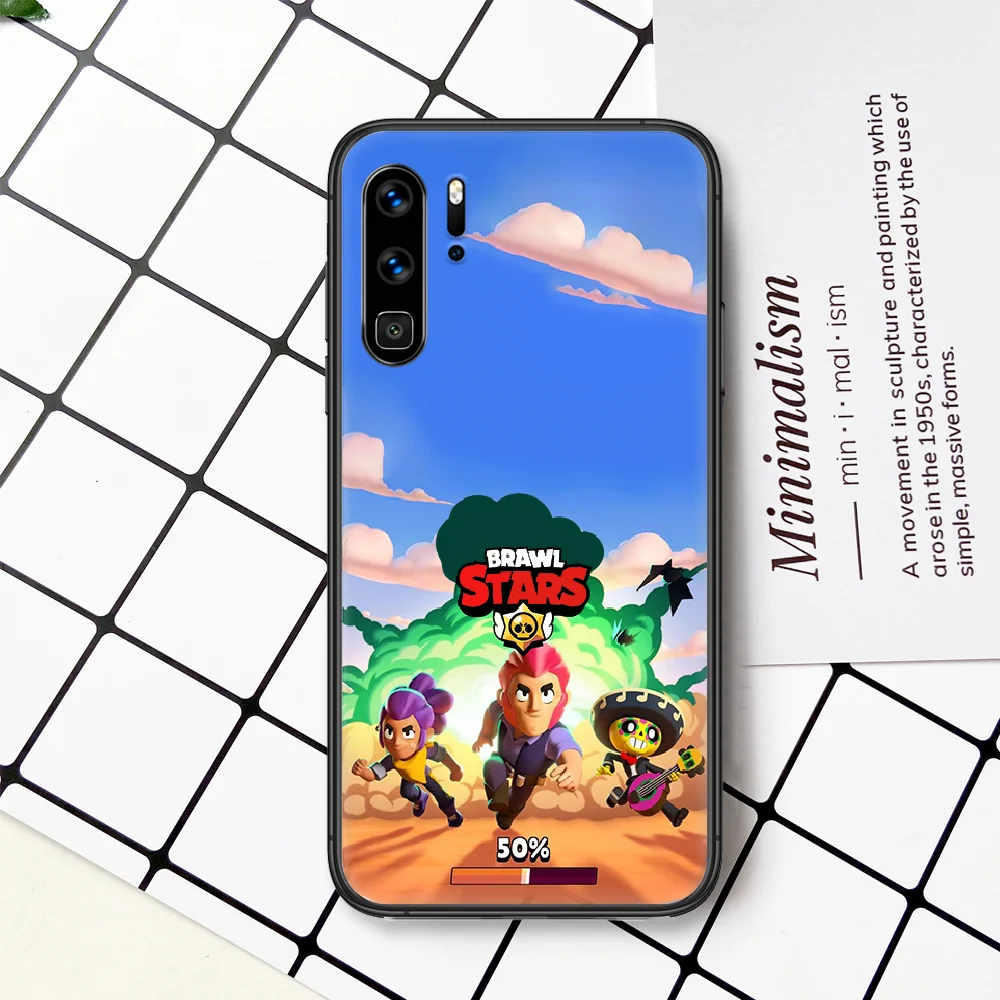 

Stars Leon Crow Game Phone Case Cover For Huawei P Mate Smart 10 20 30 40 Lite Z 2019 Pro Black black Hoesjes Silicone Etui