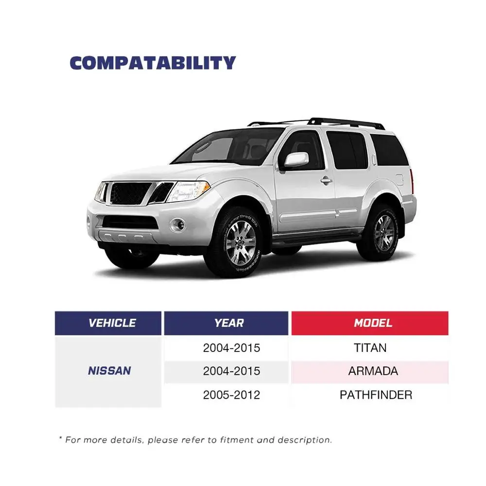 Верхняя деталь KSP трубчатый комплект для Nissan Titan Lift от 2 до 4 дюймов Armada 2004 2015|Детали