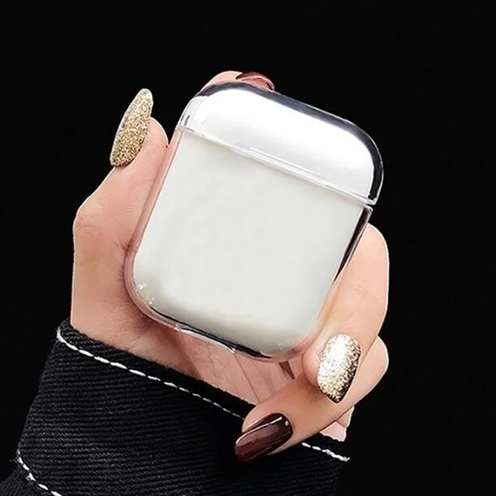 00 Мультяшный чехол для Airpods, милый, с милым сердечком, прозрачный, Жесткий Чехол для ПК, чехлы для AirPods, защитные беспроводные наушники - Цвет: 00