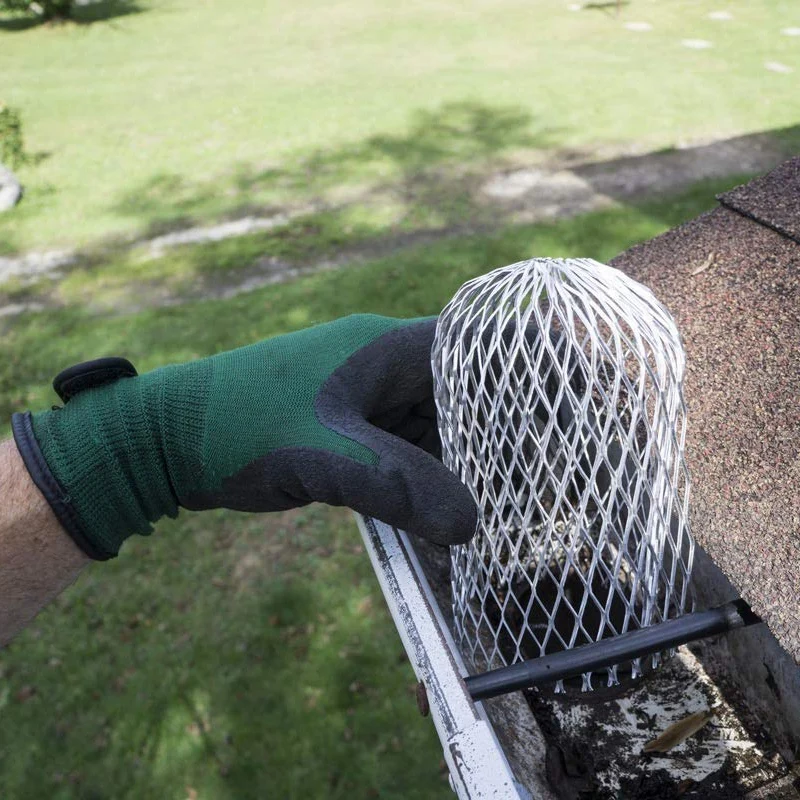 8-Pack Gutter Shield Expandable Stainless Steel Filter Strainer to Prevent Clogging Of Leaves and Debris | Обустройство дома