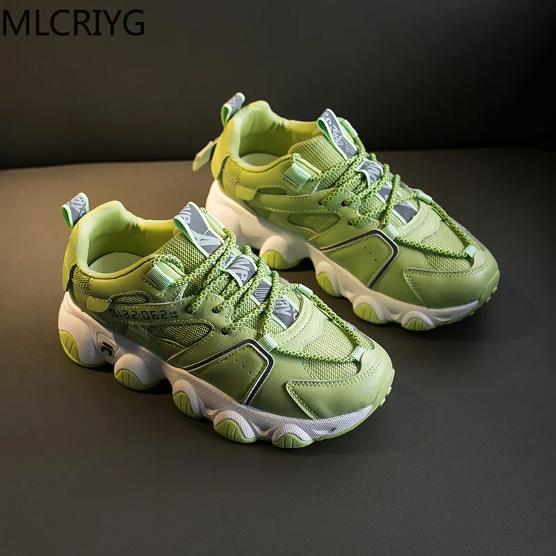 Женские кроссовки-столбики модная обувь для торта с губкой basket femme