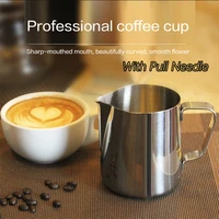 milk steaming foaming pitcher stainless steel non stick latte cup coffee cappuccino latte art foamer foaming pot kitchen tool