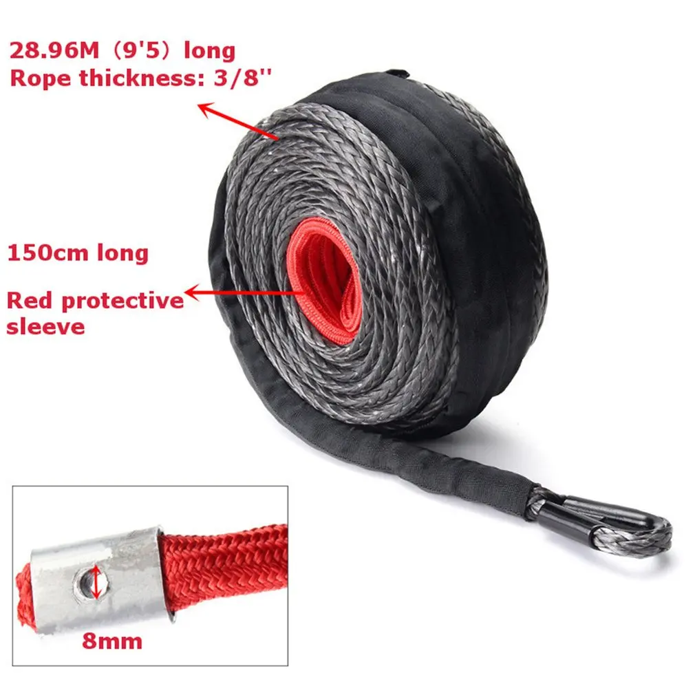 

9,5 * 28 20500LBs + Fairlead