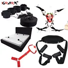 Комплекты оборудования для БДСМ, набор для бондажа, для игр для взрослых, кляп, сексуальный реквизит для ролевых игр, секс-игрушки для пар 18 +, экзотические аксессуары