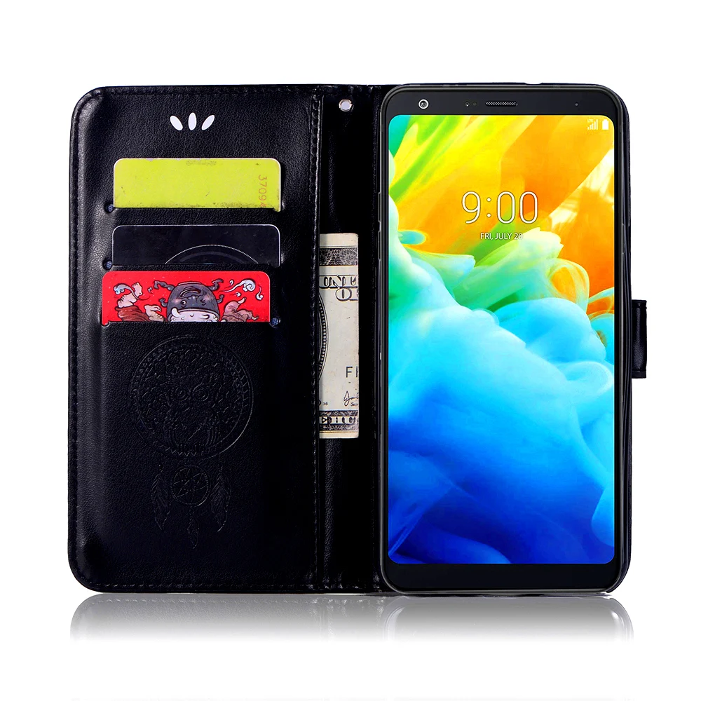 Чехол книжка с рисунком совы для LG X Power 3 K40 K30 V30 V40 G7 ThinQ Stylo 4 5 Q Stylus K8 (US) K10 K11 2018 Aristo 2