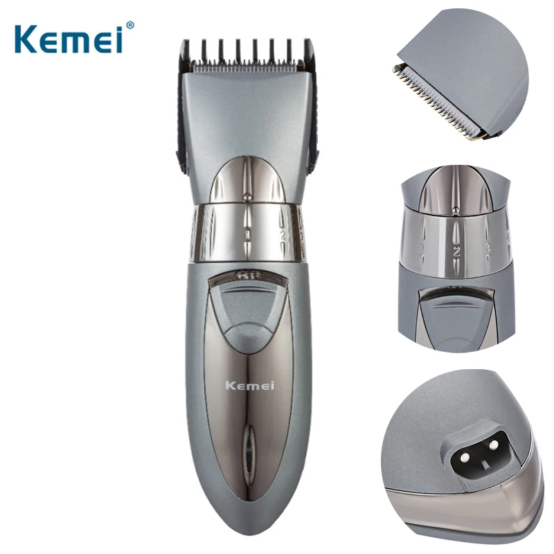 Электрический триммер для волос KEMEI водонепроницаемая перезаряжаемая
