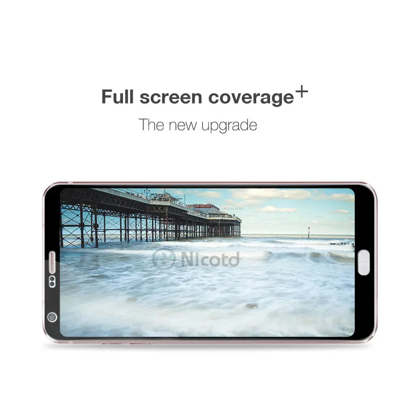 Протектор экрана nicodd Оригинал Полное покрытие для LG G6 закаленное стекло защитная