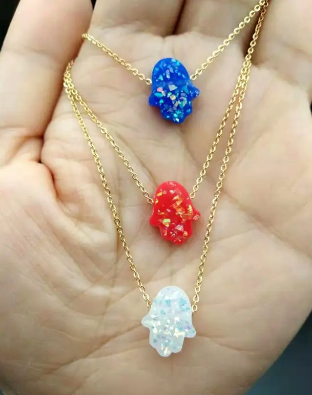 Ожерелье чокер рука Фатимы Хамса ожерелье ювелирные изделия подвески для пальмы