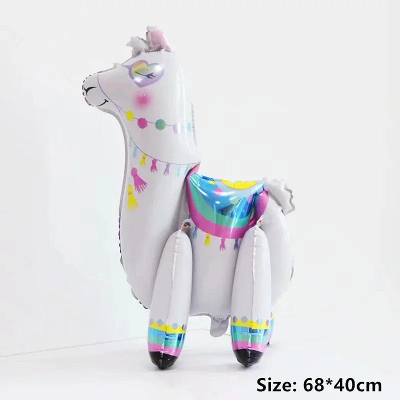 3D DIY лама Альпака воздушный шарик из алюминиевой фольги воздушный шар Дети День Рождения Вечеринка для украшения детского душа вечерние поставки детская игрушка подарок
