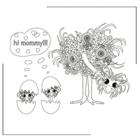 ostrich eggs clear silicone stamps scrapbooking crafts decorate photo album embossing cards making clear stamps new
