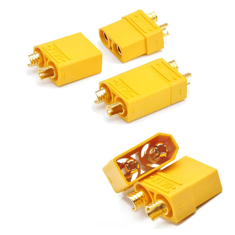 Зарегистрированная доставка 5 пара/лот Amass XT90 + набор разъемов для штепсельных