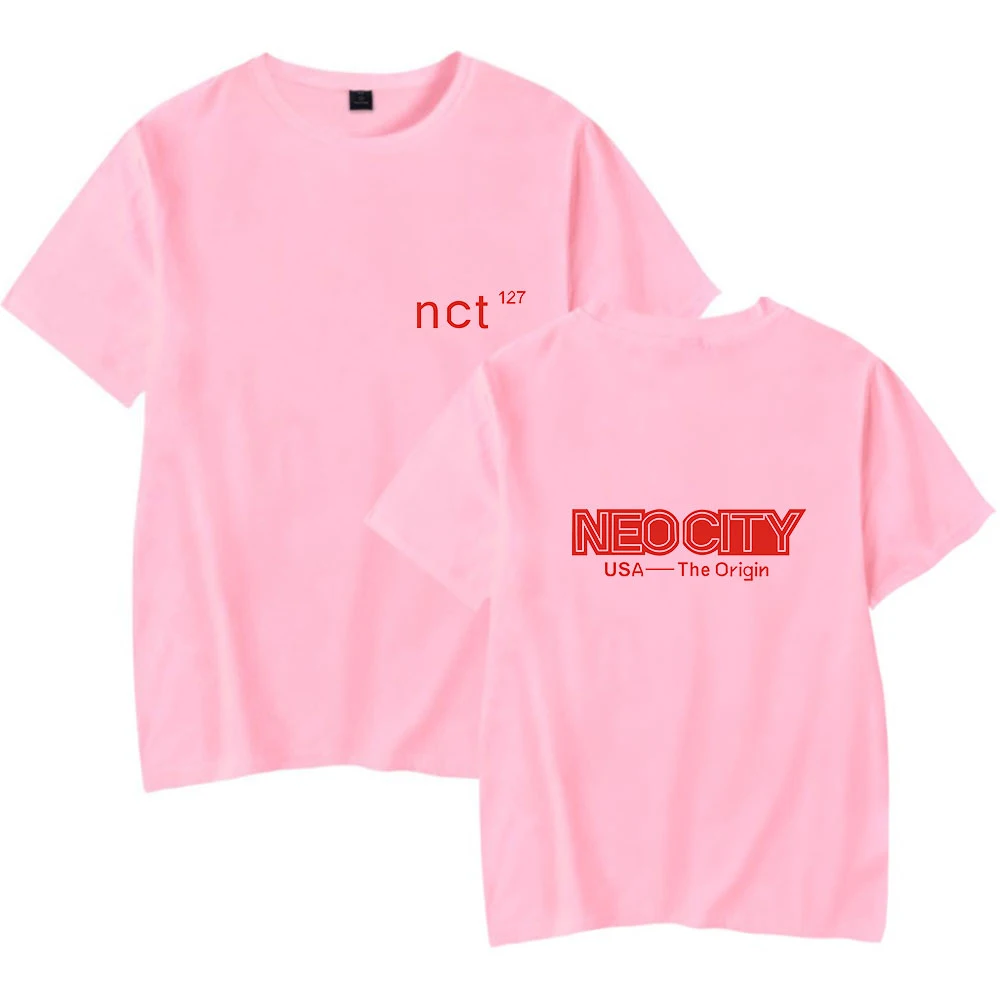 Модные NCT-127 в Корейском стиле футболки высокого качества для мальчиков и девочек