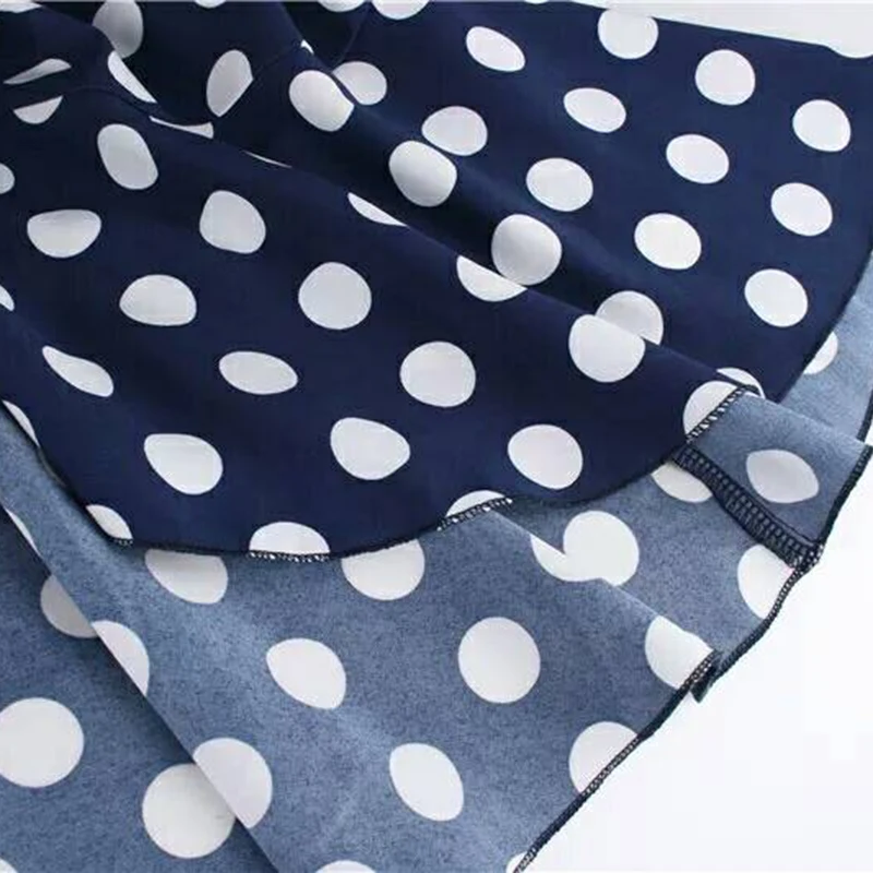 Женское винтажное платье в горошек с запахом без рукавов|Женские платья| |