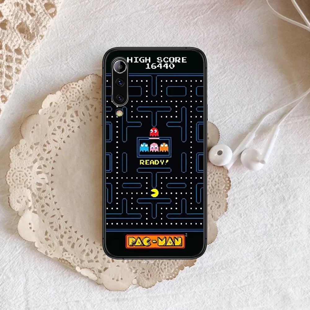 

Game Arcade Pac-man Phone case For Xiaomi Mi note 10 A3 9 MAX 3 A2 8 9 Lite Pro ultra black Hoesjes Tpu Prime Luxury Waterproof