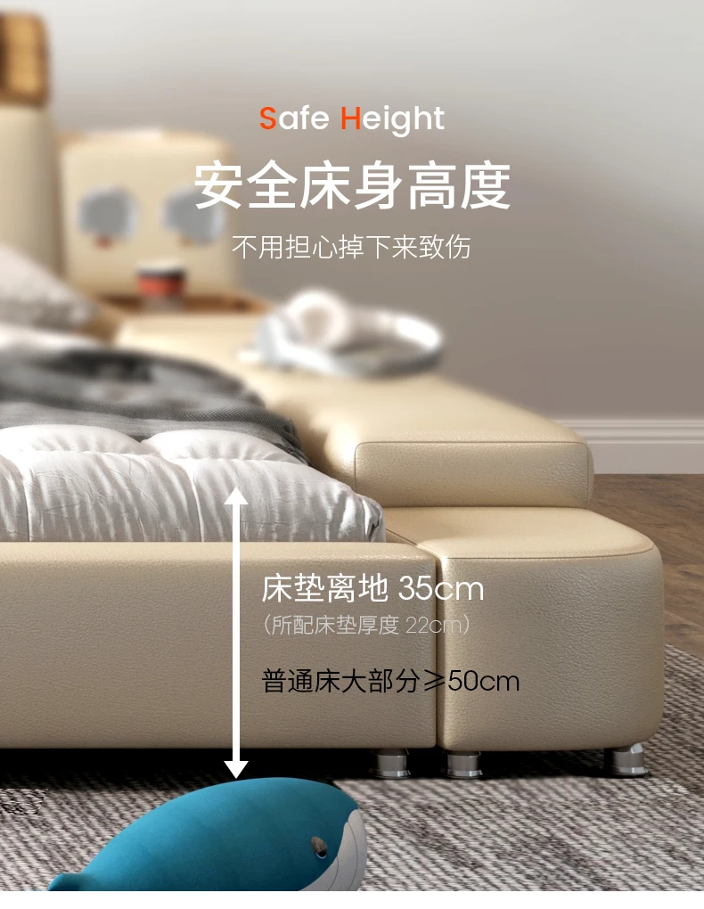 

Smart bed frame camas bedroom set lit beds  muebles de dormitorio cama de casa Parent-child bed