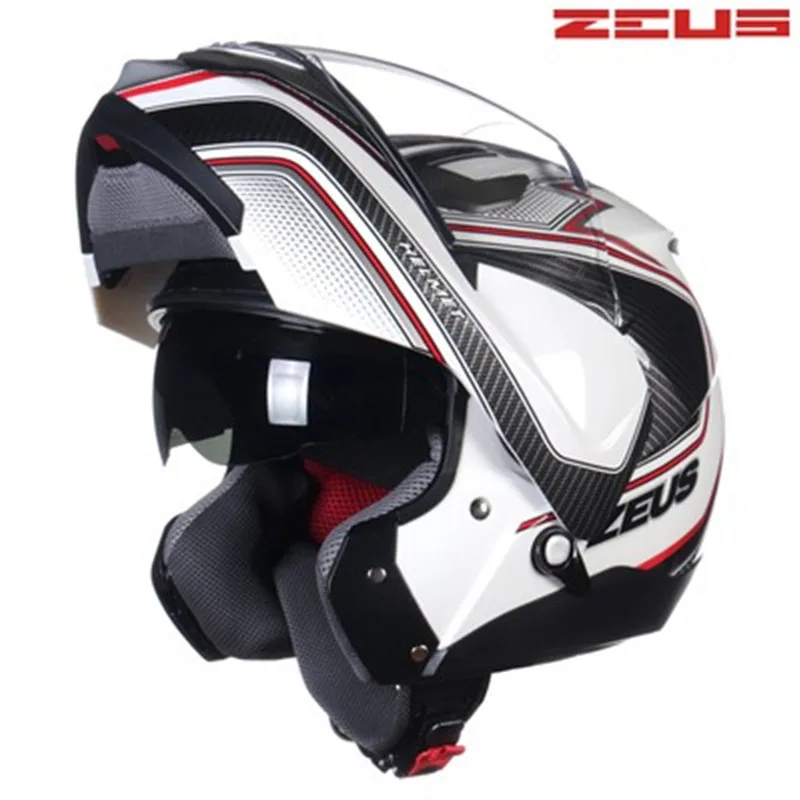 Мотоциклетный шлем ZEUS с двумя объективами защитный полным покрытием