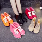 Прозрачные дождевые ботинки водонепроницаемая обувь, модные желейные лодки для женщин, повседневные рабочие сапоги для улицы, для дождливых дней, до щиколотки