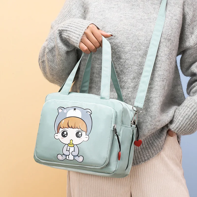 Сумка для мамы на открытом воздухе Дорожная сумка одно плечо из узорчатой ткани