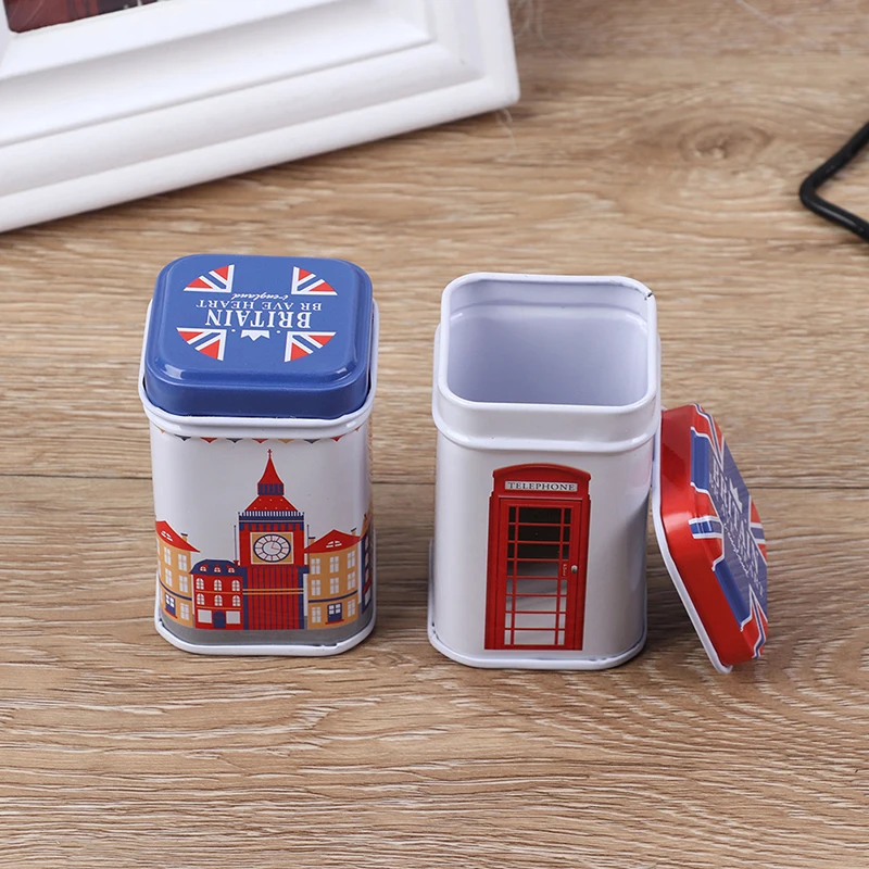 1 шт. винтажная Красивая цветная Сакура Цветочная пасторальная железная коробка