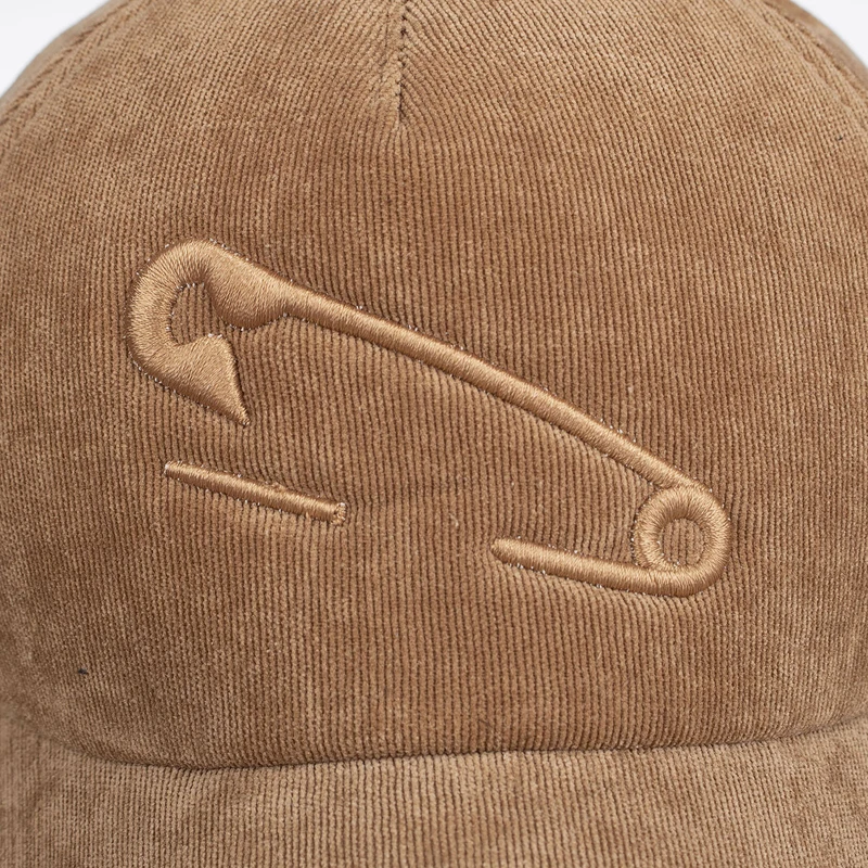 

ELIfashion Corduroy Baseball Hat Pin Embroidery Pattern On Hat Adjustable Size Fashion & Keep Warm In Winter For Women And Men
