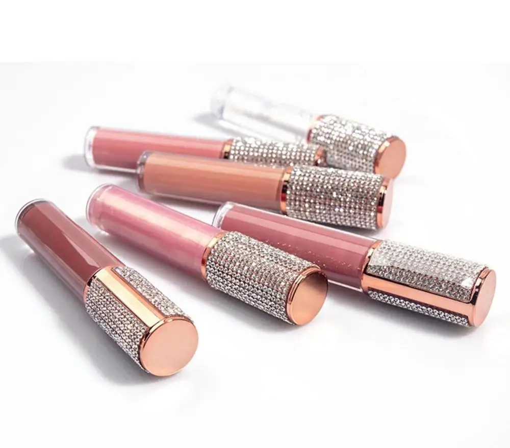 Фирменный Алмазный Блеск для губ оптовая продажа прозрачный Блестящий глянцевый