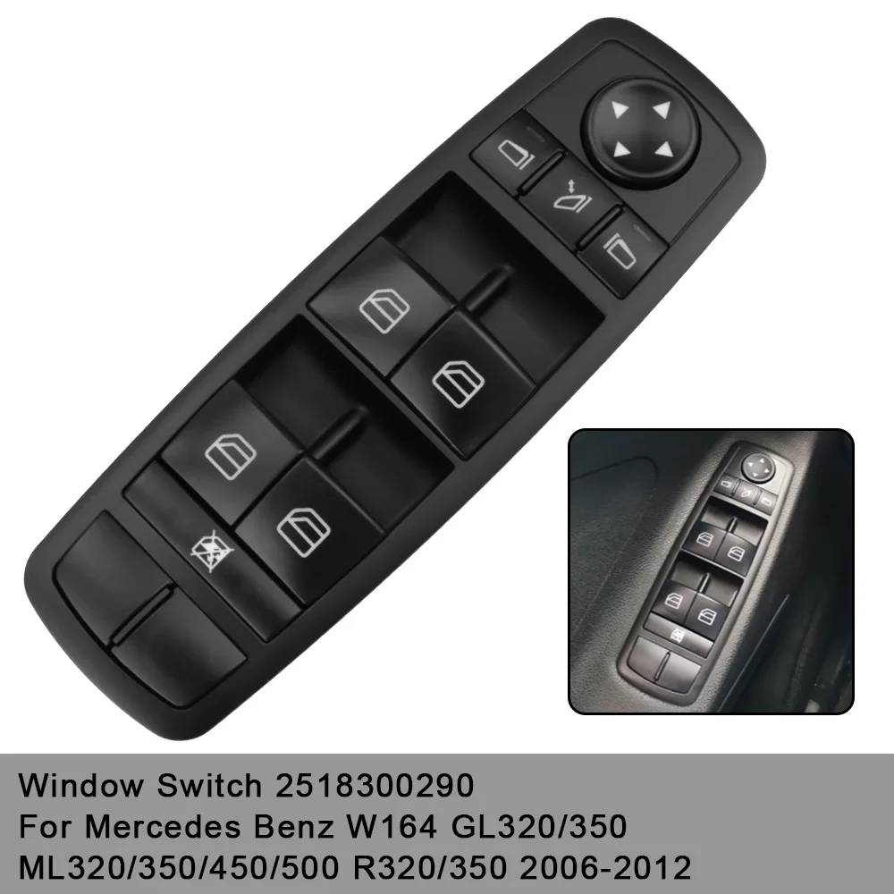 

Переключатель Стеклоподъемника для Benz W164 GL320 GL350 GL450 ML320 ML350 ML450 ML500 R 2518300290