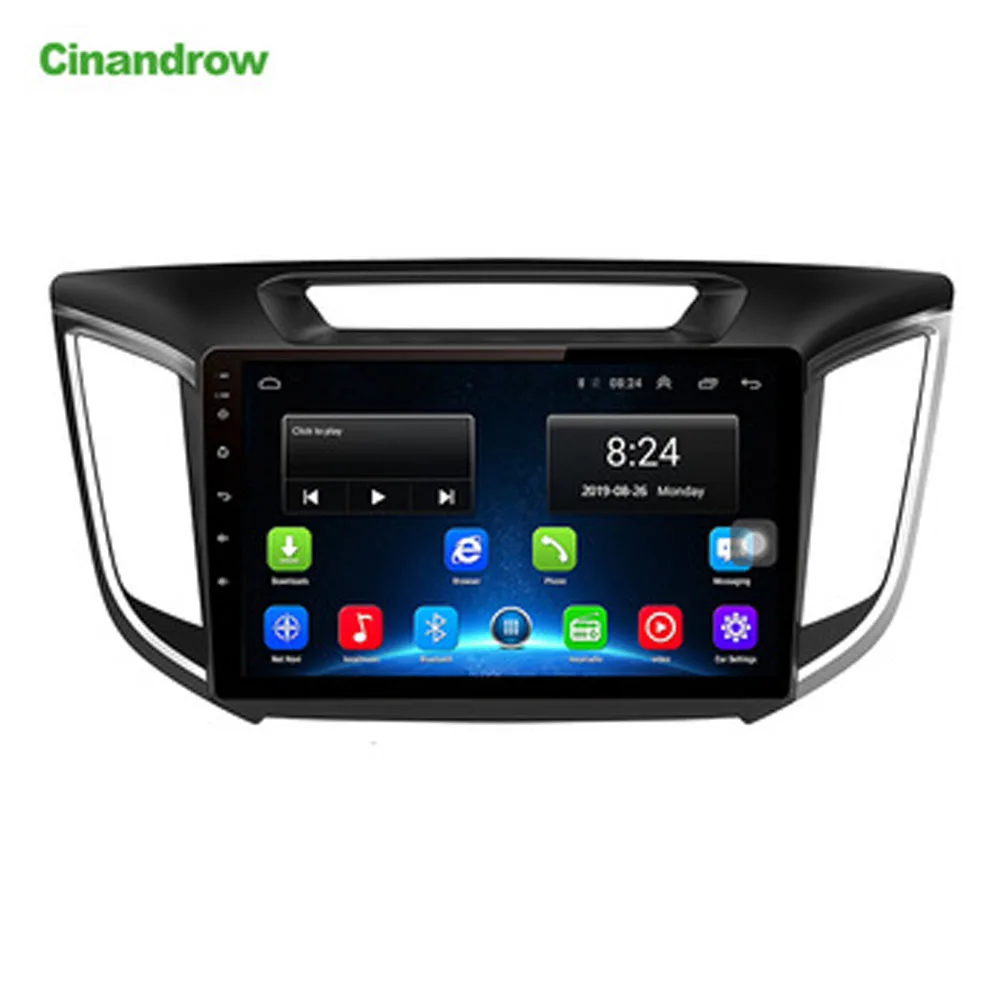 Android автомобильный Dvd gps Мультимедийный проигрыватель для hyundai IX25 Creta 2014-2018 2G + 32G 10 1