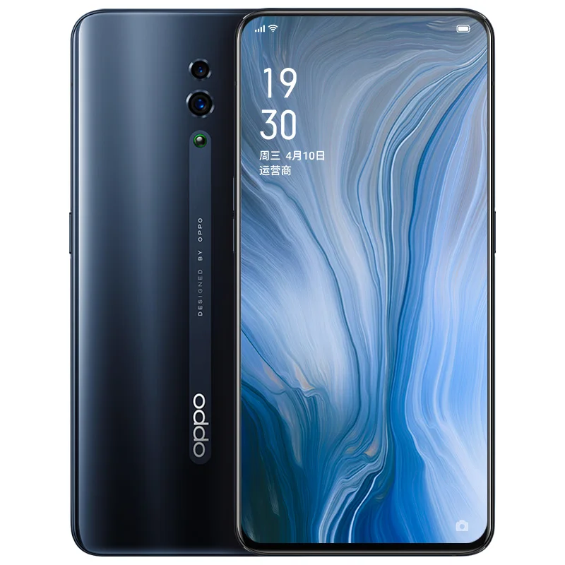 OPPO Reno, Новое поступление, смартфон, 6,4 дюймов, Qualcomm710, Поддержка NFC 2340*1080, Восьмиядерный, 3 камеры, 48MP+ 5MP, 3765 mAh, отпечаток пальца ID