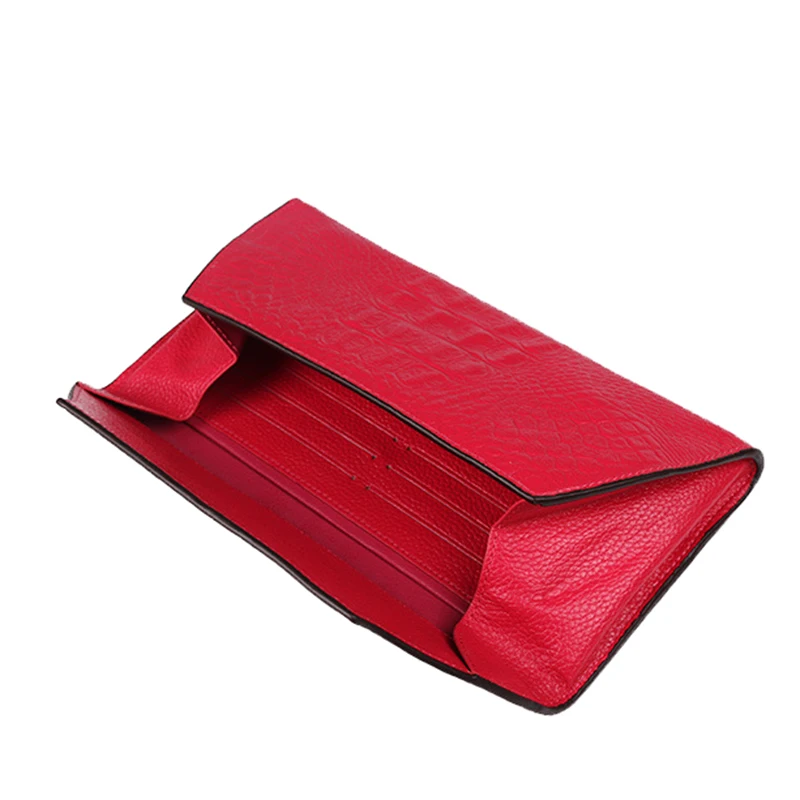 С узором крокодиловая кожа Дамы держатель для карт бумажник Женские сумки из