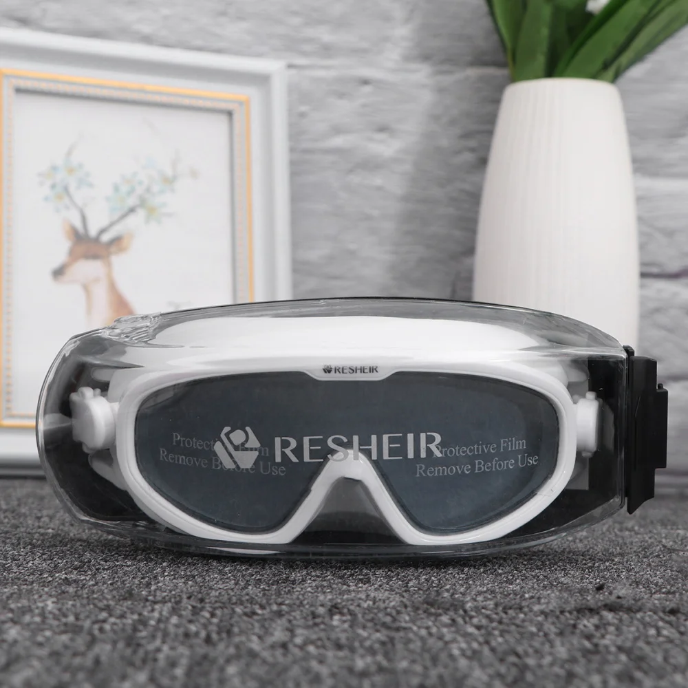 

1Pc Durable Anti-fog Goggle Silicone Swimming Glasses Anti UV Waterproof Lenses for Children Kids(White)