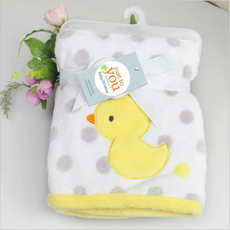 

100*80cm Infant Bedding Blanket Cartoon Monkey Rabbit Bear Blanket Super Soft Coral Fleece Baby Blanket Gift for Newborn Kids
