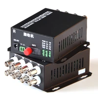 1 pair fiber video optical transceiver 8 channel pure video optical transceiver fc port single mode single fiber 20km